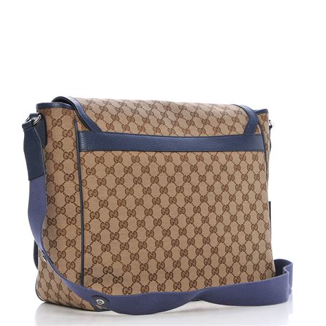 gucci diaper bag blue strap|authentic gucci diaper bag sale.